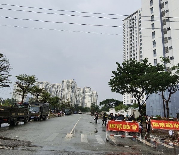 Công an TP Hồ Chí Minh điều tra thông tin thất thiệt về hoạt động diễn tập tại tòa nhà thuộc Novaland
